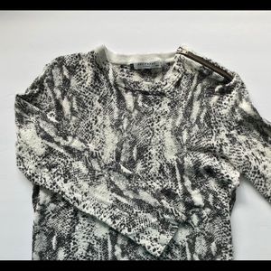 Equipment Femme Sweater Shoulder Zipper - Medium M